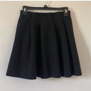 Oak + Fort pleated black skirt retail $48 NWT